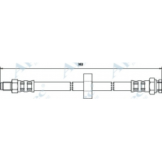 HOS3142 APEC Тормозной шланг