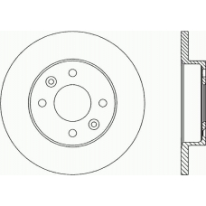 BDA1446.10 OPEN PARTS Тормозной диск