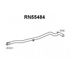 RN55484 VENEPORTE Труба выхлопного газа