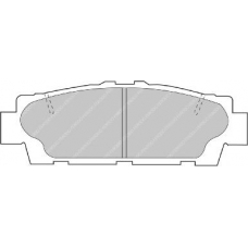 FDB945 FERODO Комплект тормозных колодок, дисковый тормоз