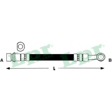 6T48142 LPR Тормозной шланг