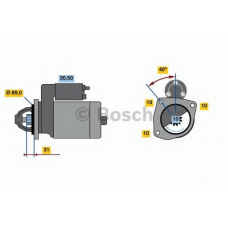 0 986 023 190 BOSCH Стартер