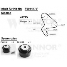 F924450V FLENNOR Комплект ремня грм