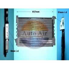 16-1037 AUTO AIR GLOUCESTER Конденсатор, кондиционер