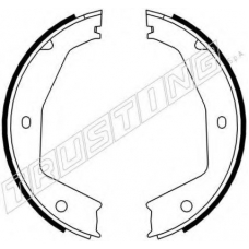 048.002 TRUSTING Комплект тормозных колодок, стояночная тормозная с