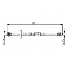 1 987 481 190 BOSCH Тормозной шланг