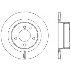 BDA2532.20 OPEN PARTS Тормозной диск