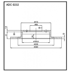 ADC 0232 Allied Nippon Гидравлические цилиндры