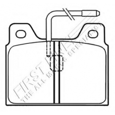 FBP1487 FIRST LINE Комплект тормозных колодок, дисковый тормоз