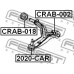CRAB-018 FEBEST Подвеска, рычаг независимой подвески колеса