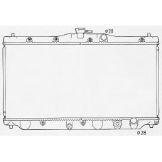 0100760 BEHR Radiator