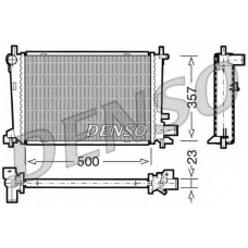 DRM10038 DENSO Радиатор, охлаждение двигателя