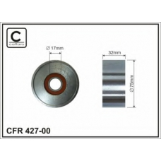 427-00 CAFFARO Натяжной ролик, поликлиновой  ремень