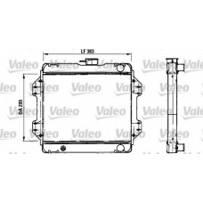 730457 VALEO Радиатор, охлаждение двигателя