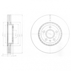 BG9068 DELPHI Тормозной диск