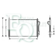 CO0069 EQUAL QUALITY Конденсатор, кондиционер