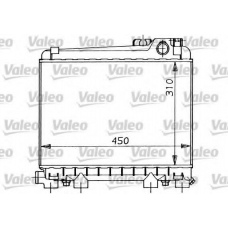 819210 VALEO Радиатор, охлаждение двигателя