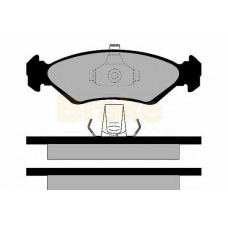 PA1127 BRAKE ENGINEERING Комплект тормозных колодок, дисковый тормоз