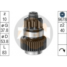 225439 ERA Привод с механизмом свободного хода, стартер