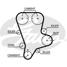 5644XS GATES Ремень ГРМ