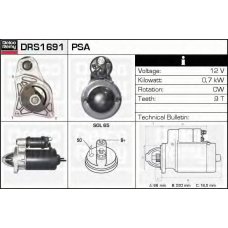 DRS1691 DELCO REMY Стартер