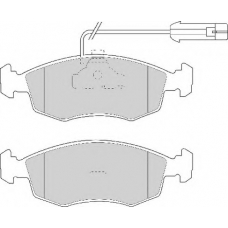 FD6765A NECTO Комплект тормозных колодок, дисковый тормоз