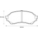 572437B BENDIX Комплект тормозных колодок, дисковый тормоз