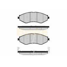 PA1601 BRAKE ENGINEERING Комплект тормозных колодок, дисковый тормоз