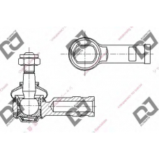 DE1093 DJ PARTS Наконечник поперечной рулевой тяги