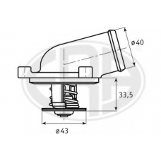 350254 ERA Термостат, охлаждающая жидкость