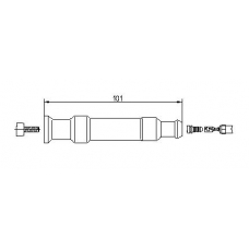13316/5 BREMI Вилка, свеча зажигания