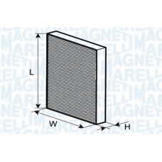 350203062520 MAGNETI MARELLI Фильтр, воздух во внутренном пространстве