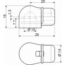 LIP140128 QUINTON HAZELL Упругий элемент, крышка багажника / помещения для 