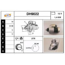 DH9022 SNRA Стартер