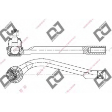 DE1396 DJ PARTS Наконечник поперечной рулевой тяги