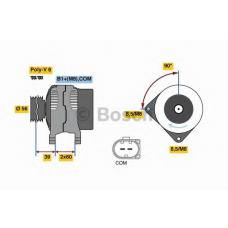 0 986 080 090 BOSCH Генератор