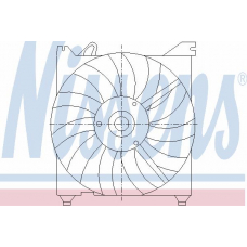 85374 NISSENS Вентилятор, охлаждение двигателя