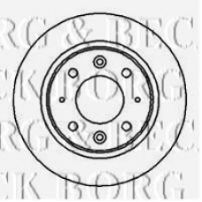 BBD4190 BORG & BECK Тормозной диск