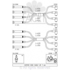 4.8623 FACET Комплект проводов зажигания