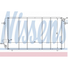 63969 NISSENS Радиатор, охлаждение двигателя