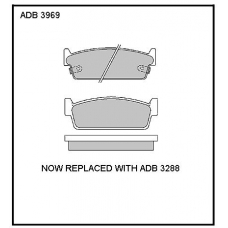 ADB3969 Allied Nippon Тормозные колодки