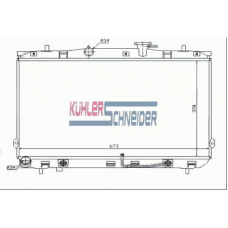 5700451 KUHLER SCHNEIDER Радиатор, охлаждение двигател