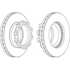 FCR170A FERODO Тормозной диск
