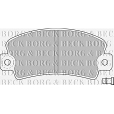 BBP1036 BORG & BECK Комплект тормозных колодок, дисковый тормоз