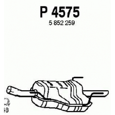 P4575 FENNO Глушитель выхлопных газов конечный