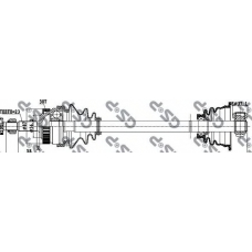 250008 GSP Приводной вал