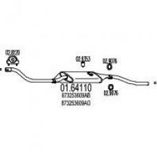 01.64110 MTS Глушитель выхлопных газов конечный