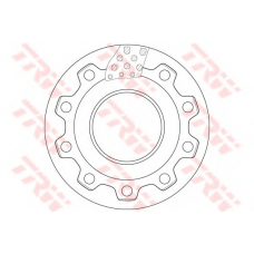 DF5039S TRW Тормозной диск