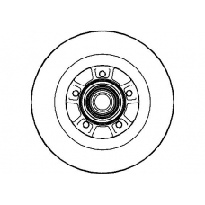 NBD1299 NATIONAL Тормозной диск