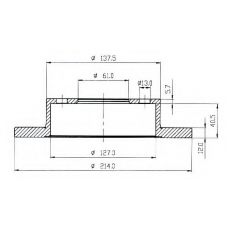 BDC3753 QUINTON HAZELL Тормозной диск